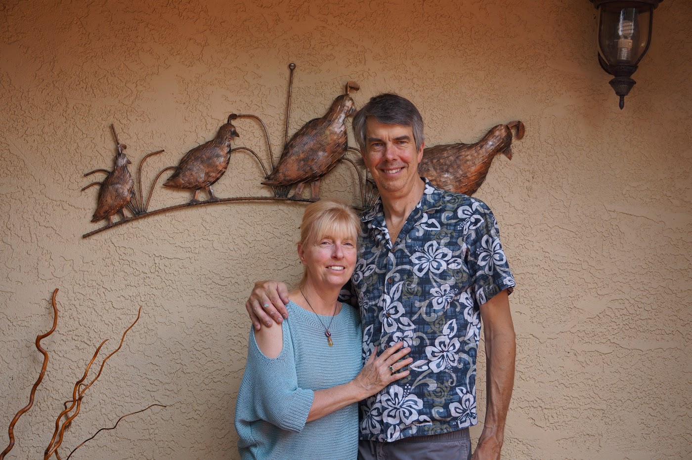 Sandi & Bill Manteiga, Superhosts of Quail Hollow Properties, in Sedona